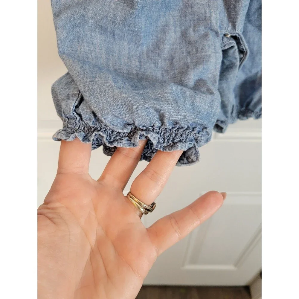 Vintage Ralph Lauren Baby Romper Size 6M 100% Cotton Natural Fabric
